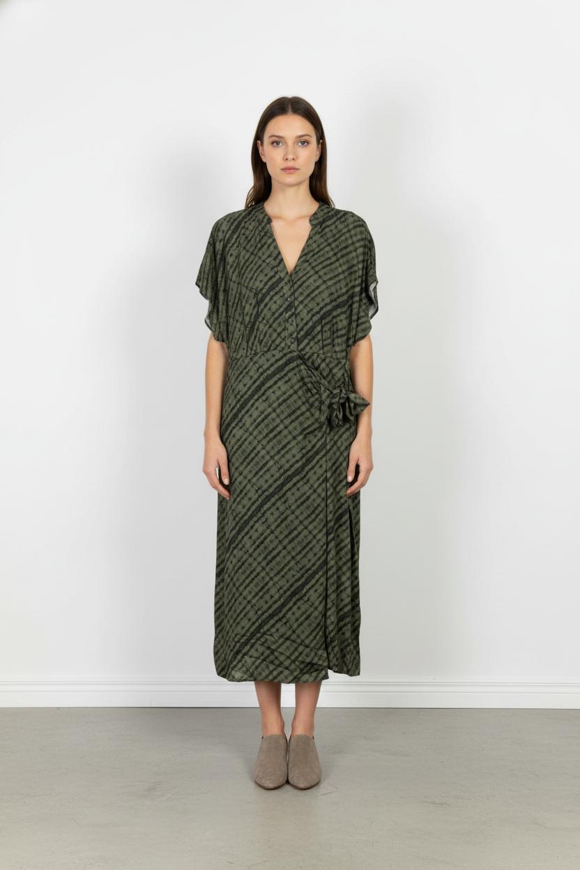 Robe Longue Verte - Taille XXL/44 de la marque Caroll | PARAD105852 - Vendu par Paradigme - Image 1