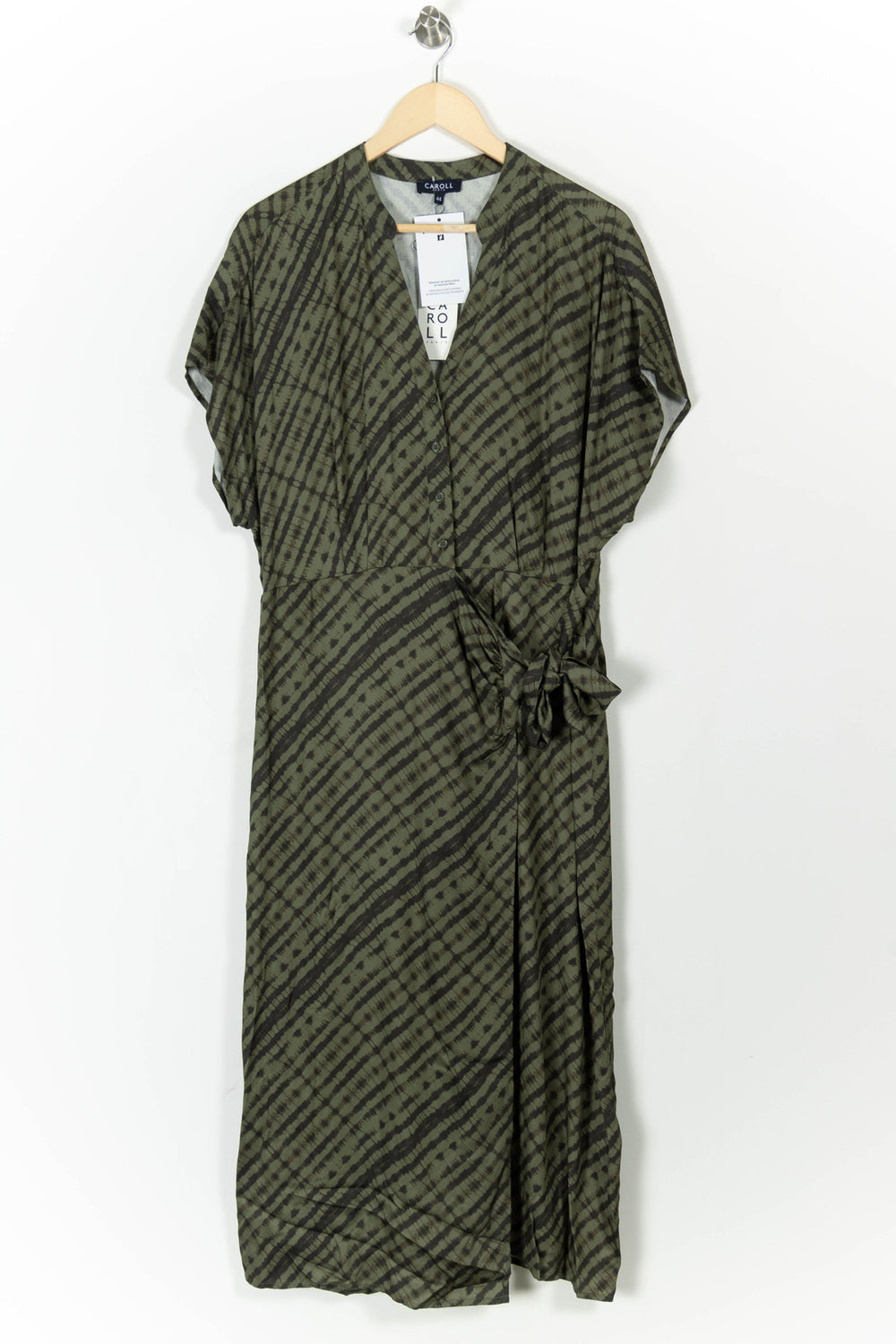 Robe Longue Verte - Taille XXL/44 de la marque Caroll | PARAD105852 - Vendu par Paradigme - Image 2