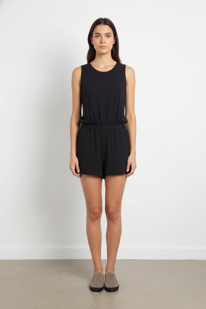 Combishort Noir - Taille XS/34 de la marque American Vintage | PARAD105859 - Vendu par Paradigme - Image 1
