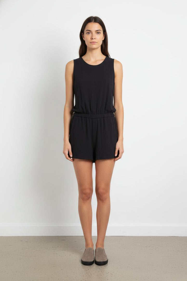 Combishort Noir - Taille XS/34 de la marque American Vintage | PARAD105859 - Vendu par Paradigme - Image 1