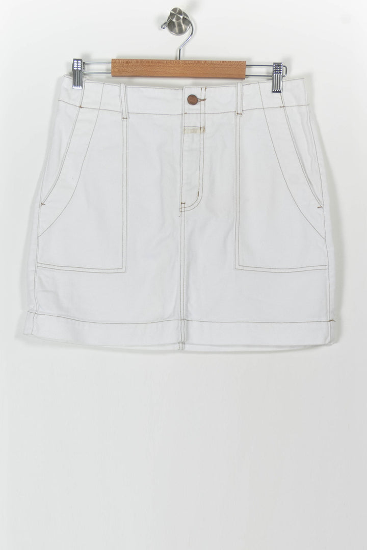 Jupe en Jean Blanche - Taille L/40 de la marque Closed | PARAD105864 - Vendu par Paradigme - Image 2