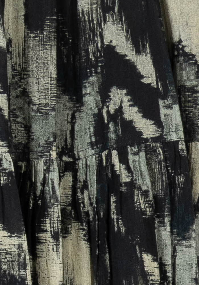 Jupe Longue Noire et Beige - Taille S/36 de la marque ba&sh | PARAD105870 - Vendu par Paradigme - Image 3