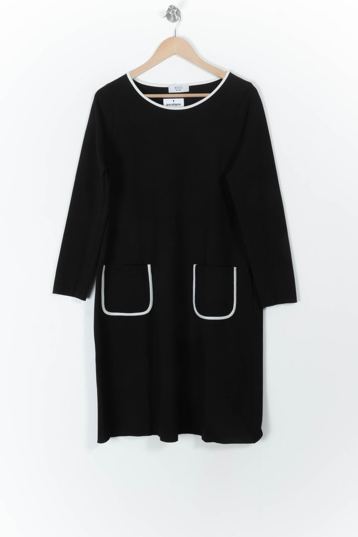 Robe Noire et Blanche - Taille XL/42 de la marque Weill | PARAD105872 - Vendu par Paradigme - Image 2