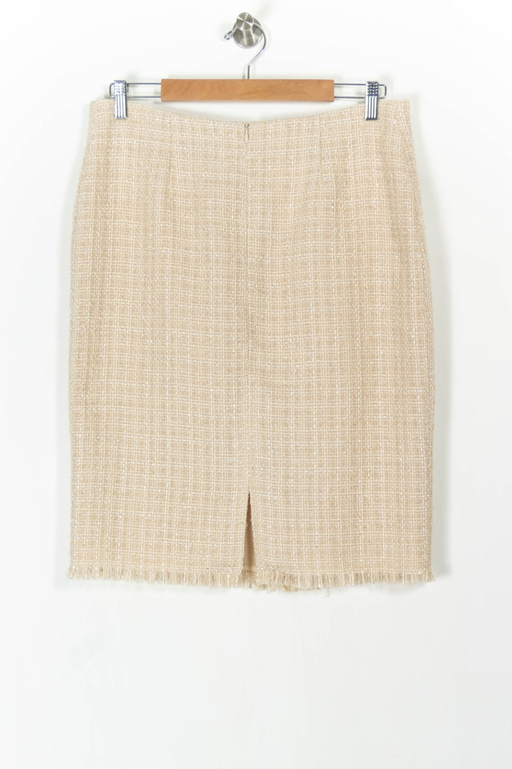 Jupe Droite Beige - Taille XL/42 de la marque Weill | PARAD105873 - Vendu par Paradigme - Image 4