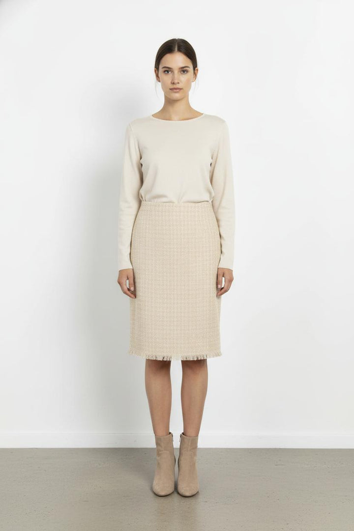 Jupe Droite Beige - Taille XL/42 de la marque Weill | PARAD105873 - Vendu par Paradigme - Image 1