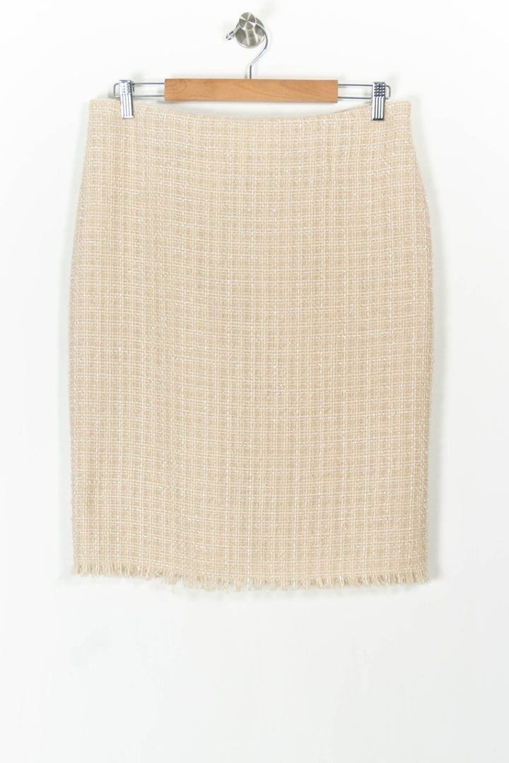 Jupe Droite Beige - Taille XL/42 de la marque Weill | PARAD105873 - Vendu par Paradigme - Image 2