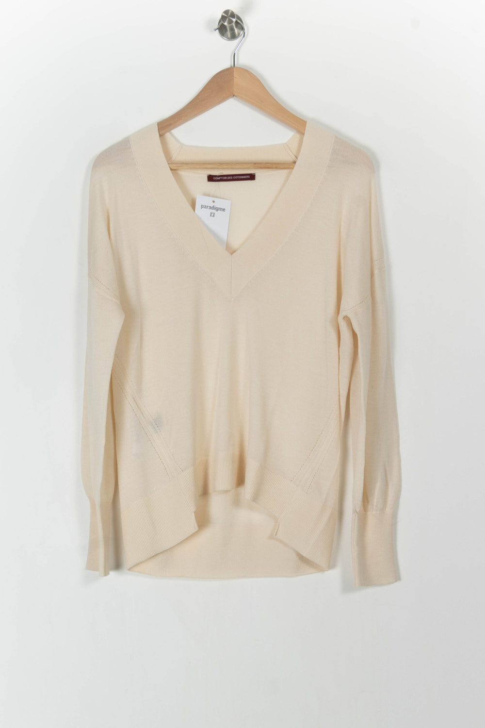 Pull Beige - Taille M/38 de la marque Comptoir des Cotonniers | PARAD105874 - Vendu par Paradigme - Image 2