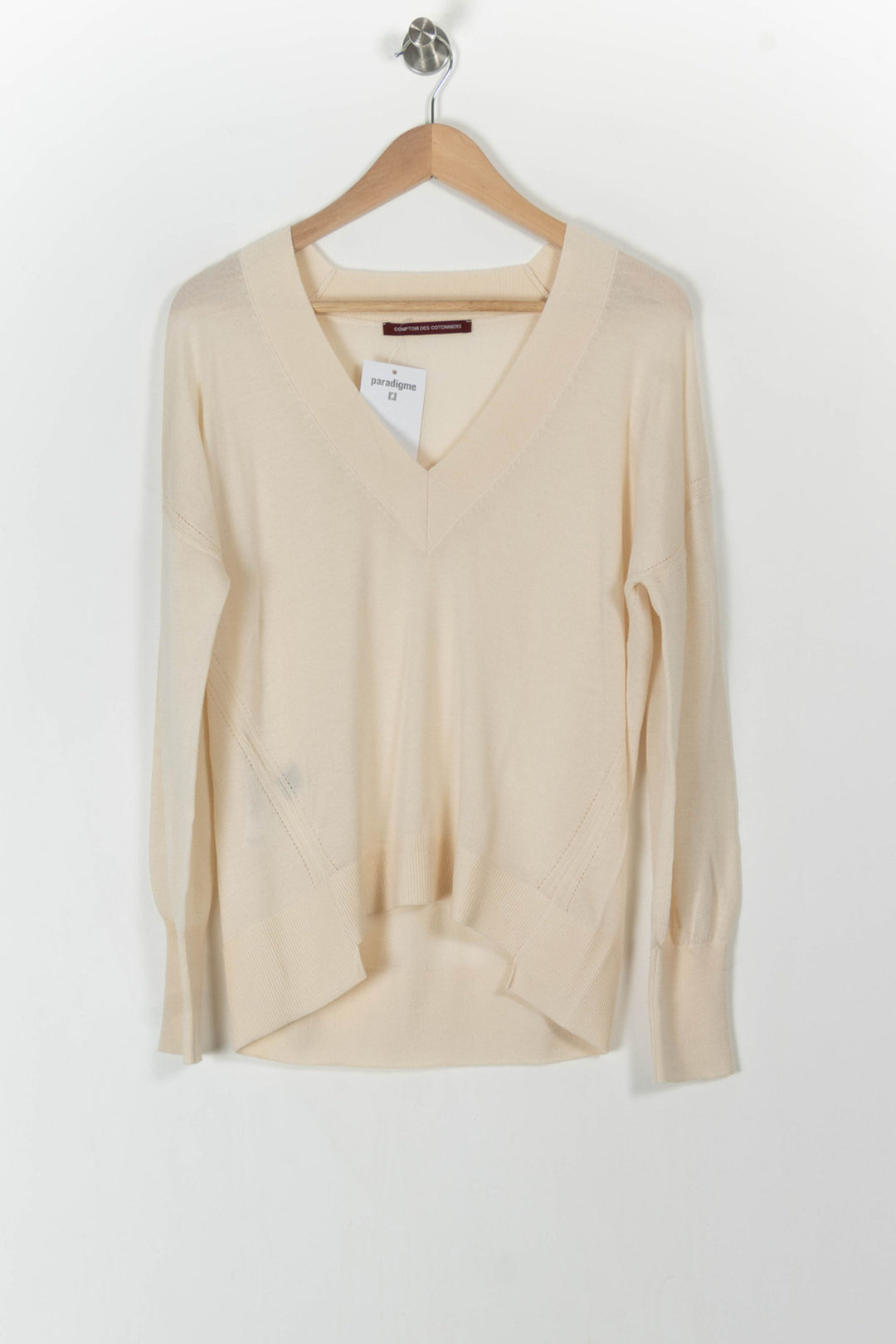 Pull Beige - Taille M/38 de la marque Comptoir des Cotonniers | PARAD105874 - Vendu par Paradigme - Image 2