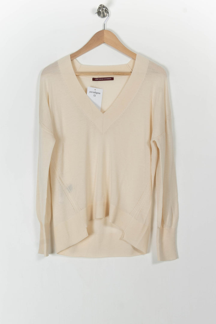 Pull Beige - Taille M/38 de la marque Comptoir des Cotonniers | PARAD105874 - Vendu par Paradigme - Image 2