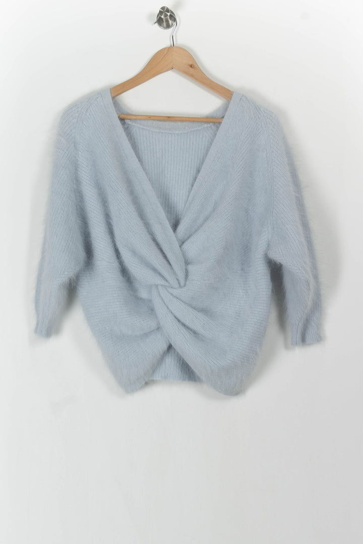Pull Bleu - Taille S/36 de la marque ba&sh | PARAD105876 - Vendu par Paradigme - Image 4