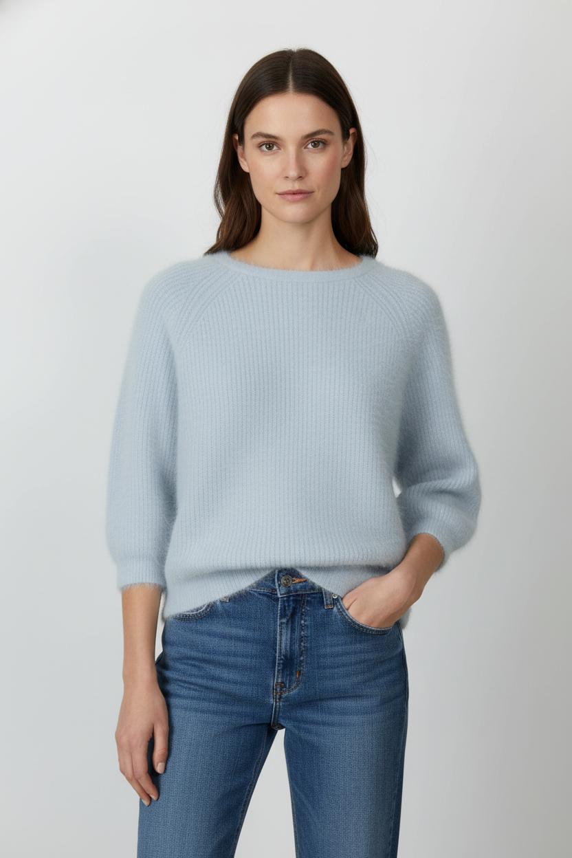 Pull Bleu - Taille S/36 de la marque ba&sh | PARAD105876 - Vendu par Paradigme - Image 1