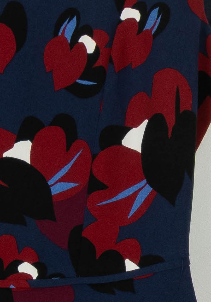 Robe Sans Manches Bleu et Rouge - Taille M/38 de la marque Kookai | PARAD105877 - Vendu par Paradigme - Image 3