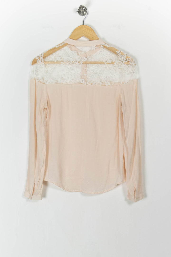 Chemise Rose et Blanche - Taille M/38 de la marque La Redoute Collections | PARAD105878 - Vendu par Paradigme - Image 4