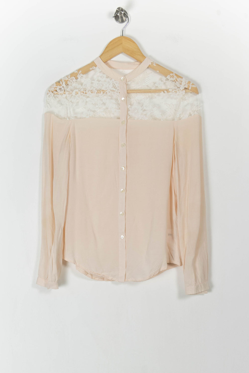 Chemise Rose et Blanche - Taille M/38 de la marque La Redoute Collections | PARAD105878 - Vendu par Paradigme - Image 2