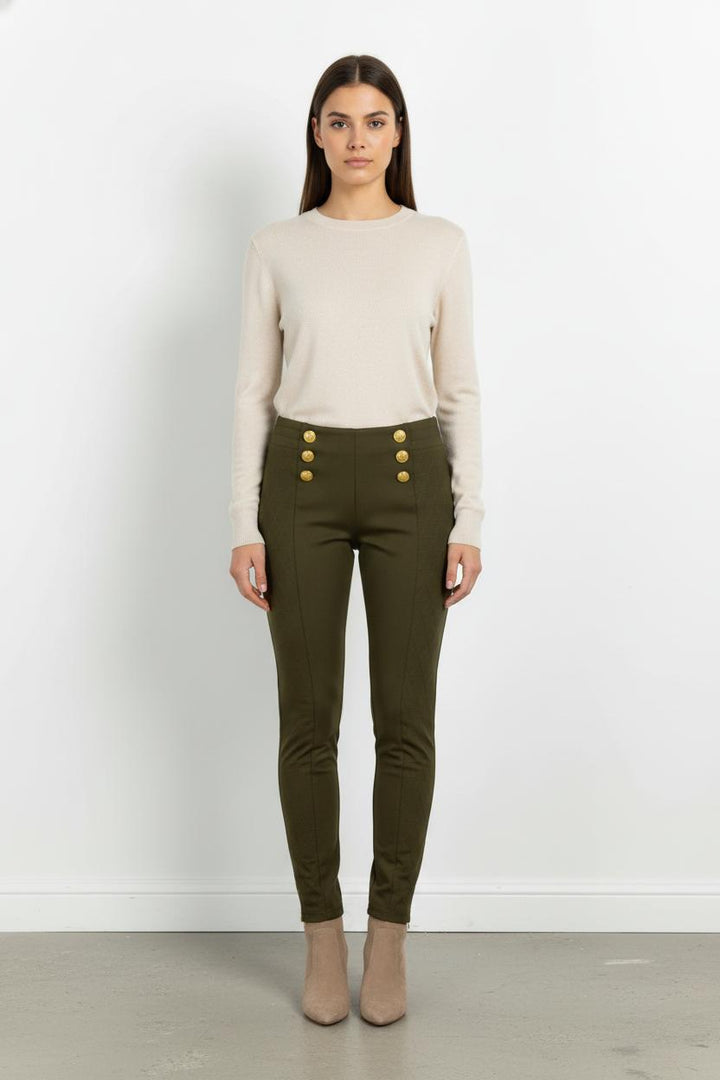 Pantalon Slim Vert - Taille S/36 de la marque The Kooples - Sport | PARAD105881 - Vendu par Paradigme - Image 1