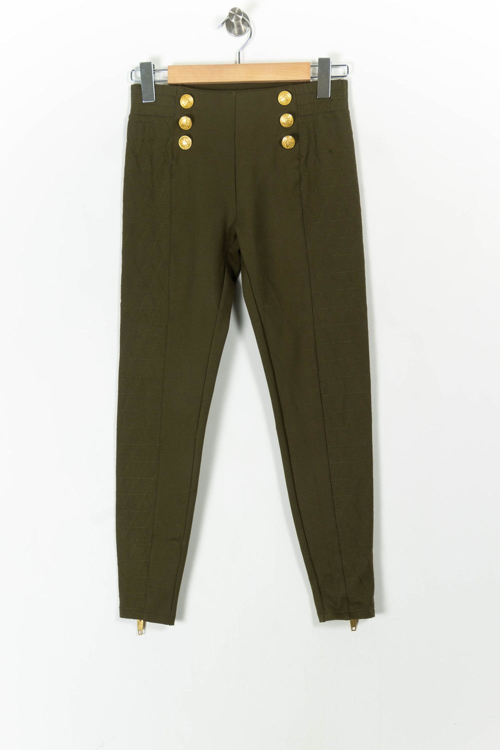 Pantalon Slim Vert - Taille S/36 de la marque The Kooples - Sport | PARAD105881 - Vendu par Paradigme - Image 2