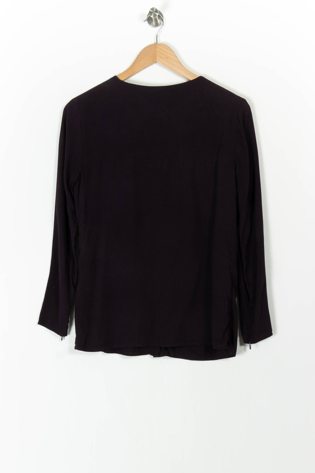 Blouse Bordeaux - Taille M/38 de la marque Longchamp | PARAD105882 - Vendu par Paradigme - Image 4