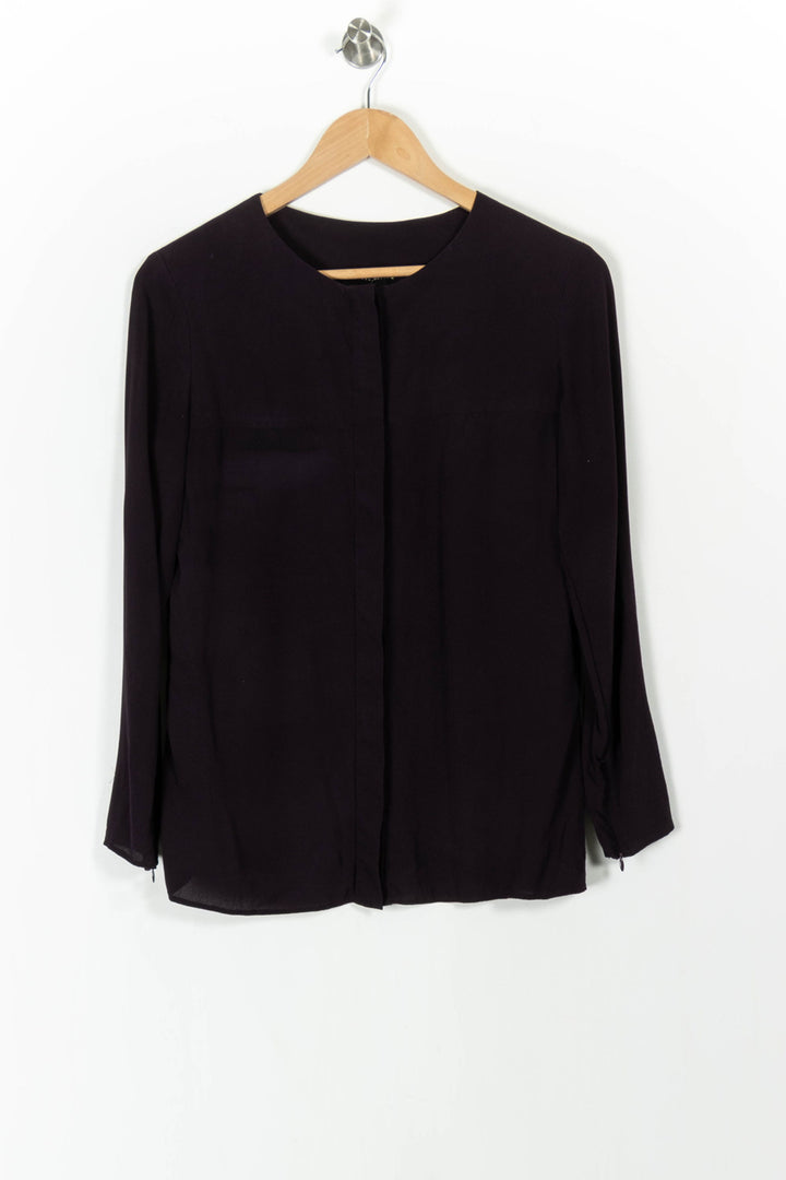 Blouse Bordeaux - Taille M/38 de la marque Longchamp | PARAD105882 - Vendu par Paradigme - Image 2