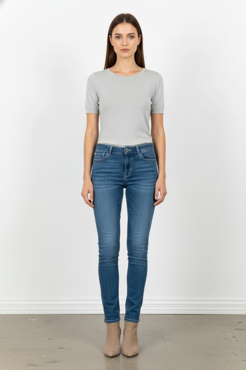 Jean Skinny Bleu - Taille M/38 de la marque Claudie Pierlot | PARAD105886 - Vendu par Paradigme - Image 1