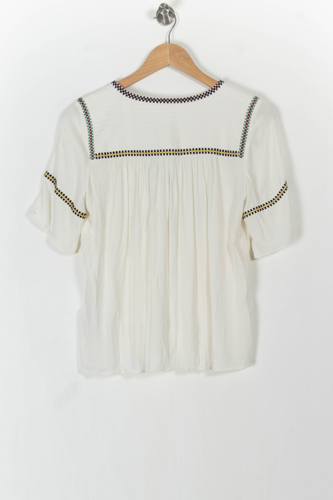 Blouse Blanche - Taille S/36 de la marque ba&sh | PARAD105887 - Vendu par Paradigme - Image 4