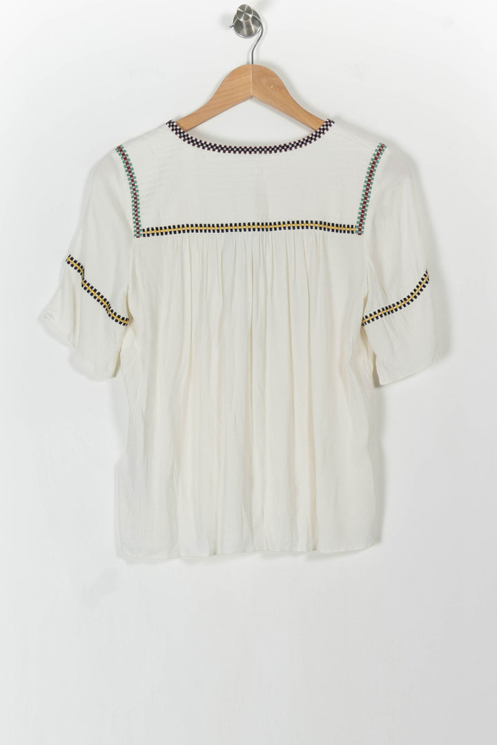 Blouse Blanche - Taille S/36 de la marque ba&sh | PARAD105887 - Vendu par Paradigme - Image 4
