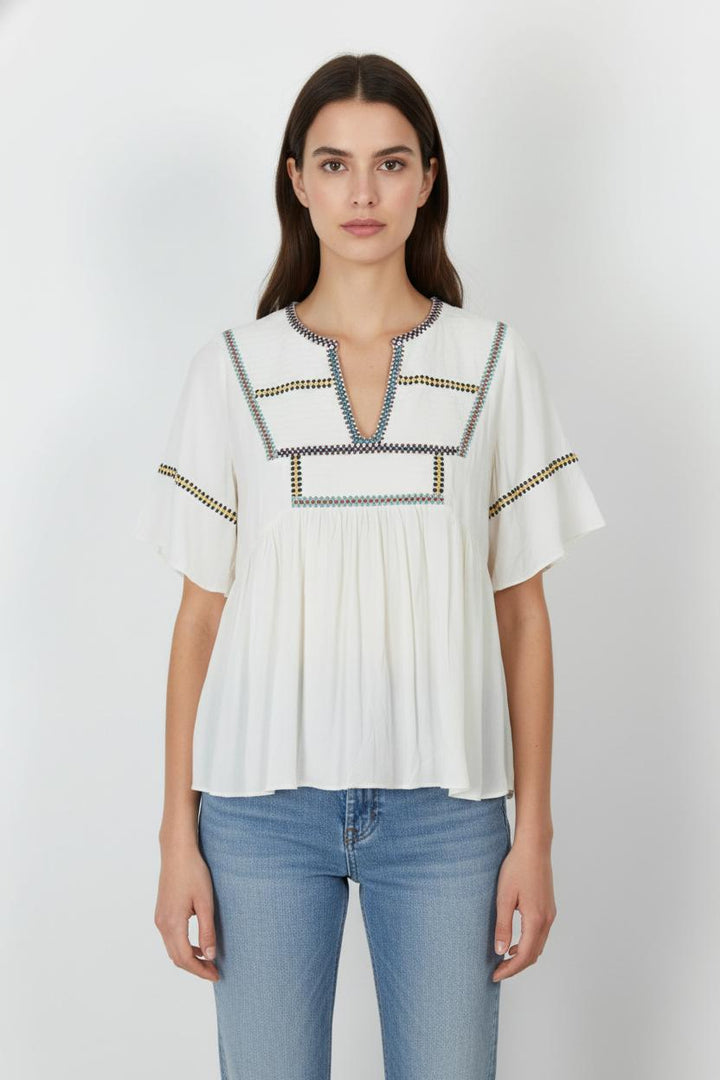 Blouse Blanche - Taille S/36 de la marque ba&sh | PARAD105887 - Vendu par Paradigme - Image 1