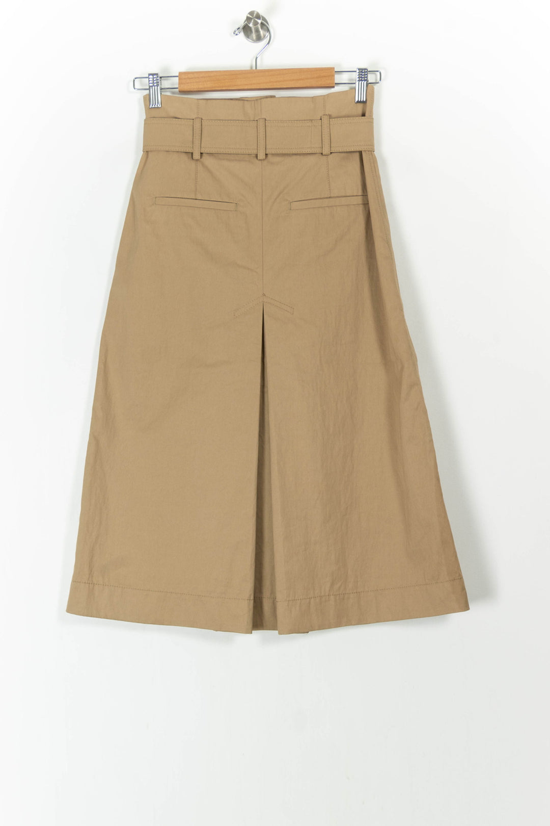 Jupe Midi Beige - Taille M/38 de la marque Weekend Max Mara | PARAD105888 - Vendu par Paradigme - Image 4