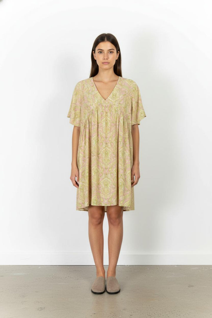 Robe courte rose et jaune - Taille S/36 de la marque Grace & Mila | PARAD105890 - Vendu par Paradigme - Image 1