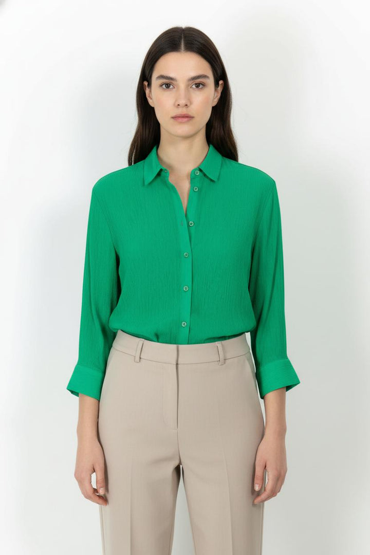 Chemise Verte - Taille M/38 de la marque Grace & Mila | PARAD105893 - Vendu par Paradigme - Image 1