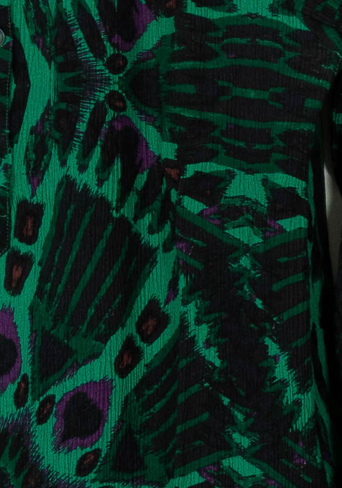 Chemise Verte et Noire - Taille S/36 de la marque ba&sh | PARAD105895 - Vendu par Paradigme - Image 3