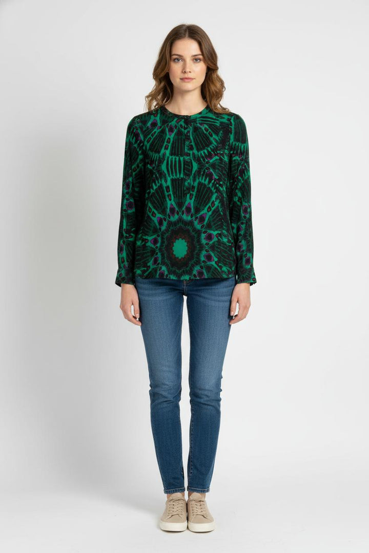 Chemise Verte et Noire - Taille S/36 de la marque ba&sh | PARAD105895 - Vendu par Paradigme - Image 1