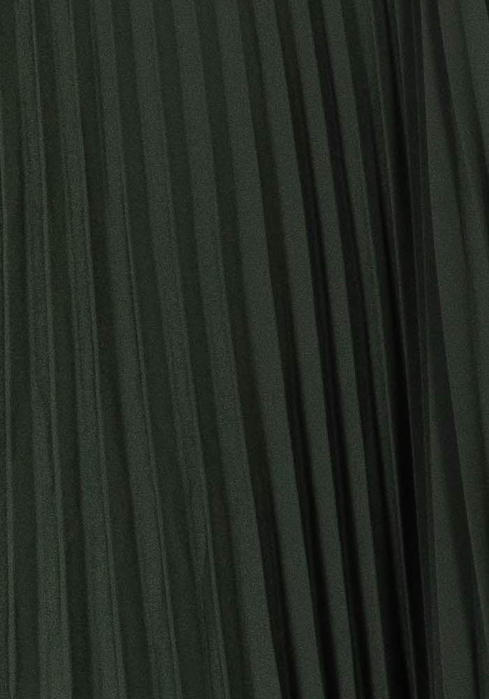 Jupe Longue Plissée Verte et Noire - Taille M/38 de la marque Claudie Pierlot | PARAD105897 - Vendu par Paradigme - Image 3