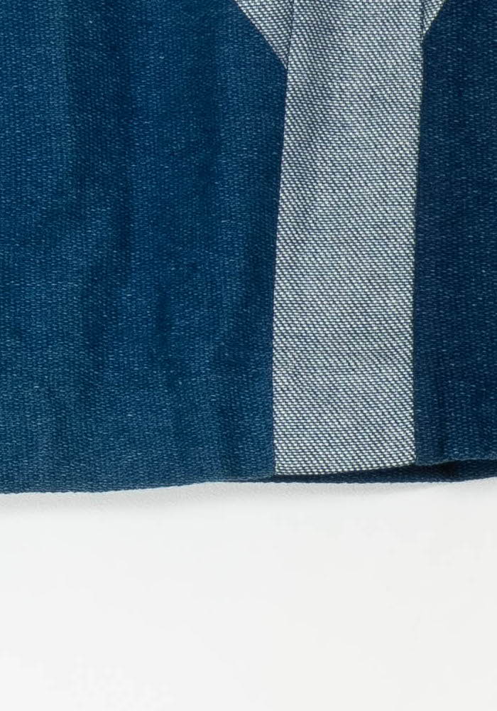 Jupe Courte Bleu et Gris - Taille S/36 de la marque Maje | PARAD105903 - Vendu par Paradigme - Image 3