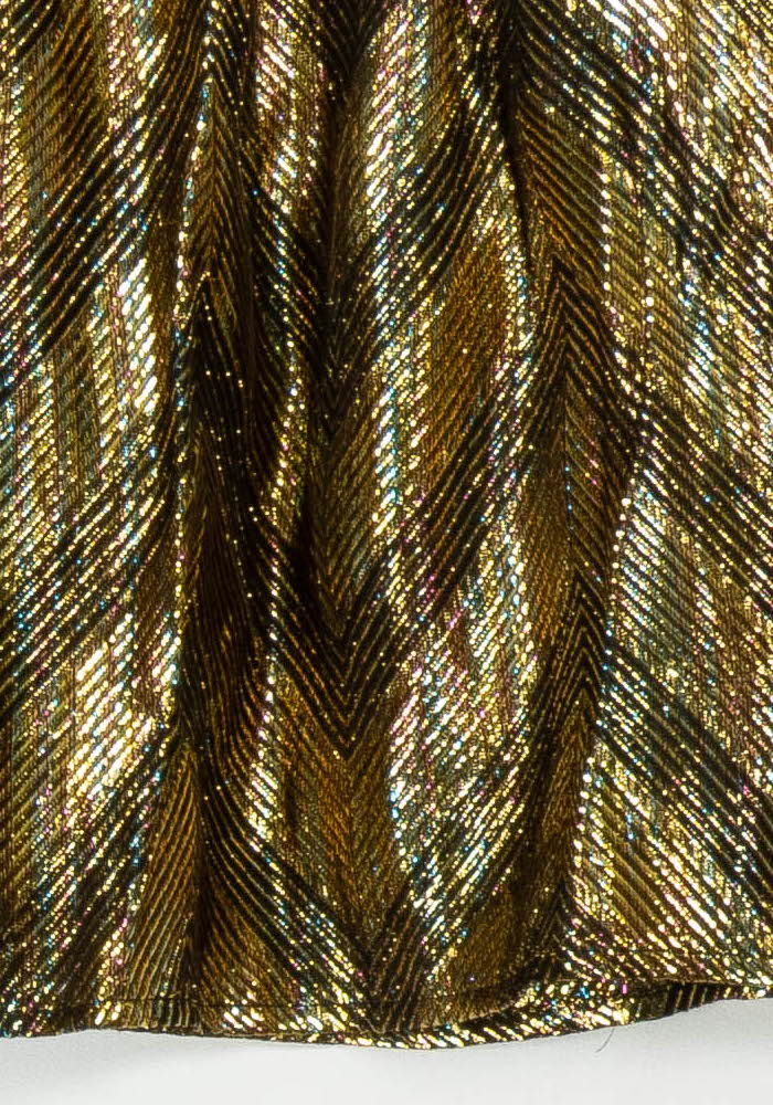 Jupe Plissée Dorée - Taille S/36 de la marque Des petits hauts | PARAD105907 - Vendu par Paradigme - Image 3