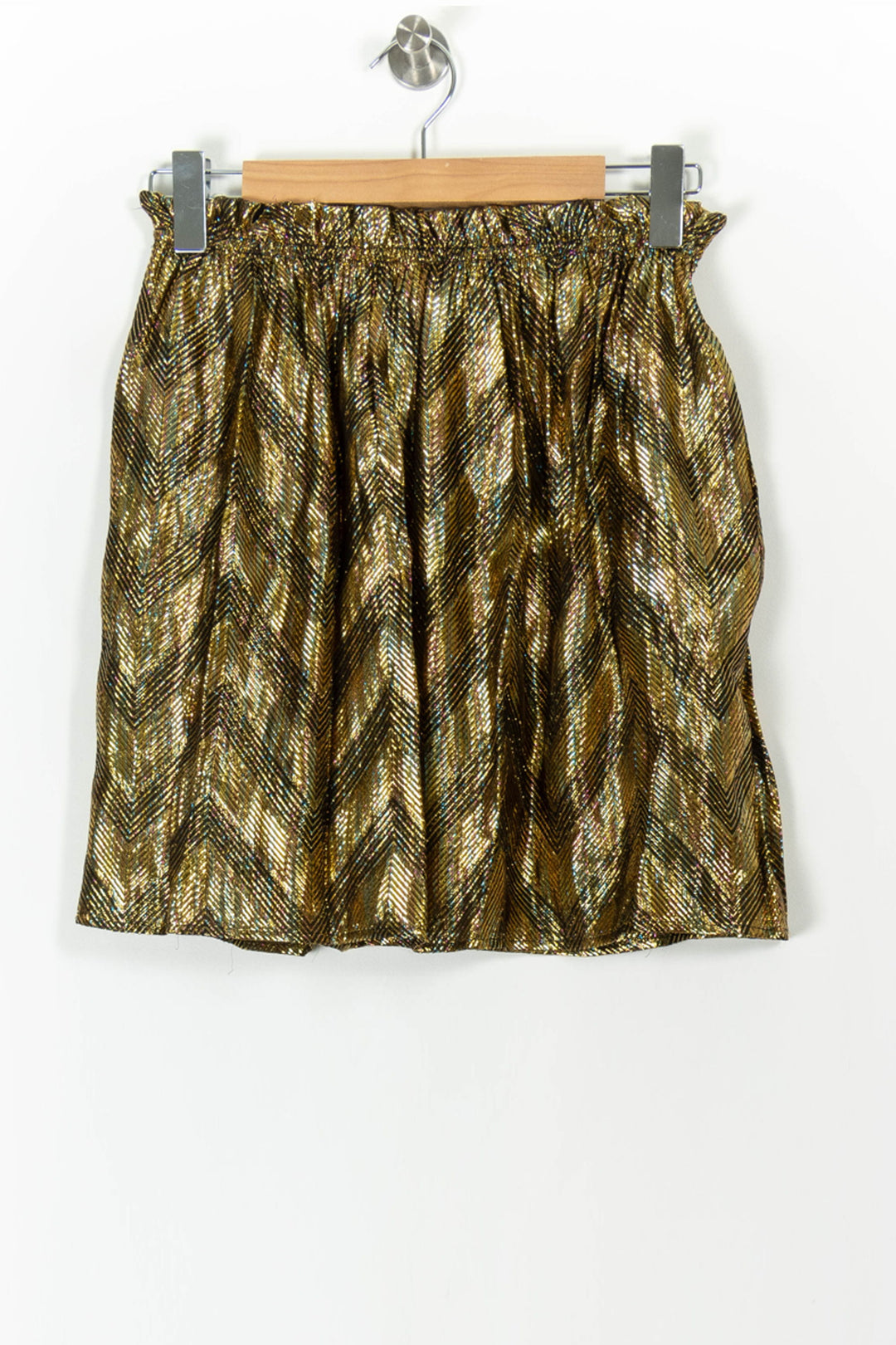 Jupe Plissée Dorée - Taille S/36 de la marque Des petits hauts | PARAD105907 - Vendu par Paradigme - Image 2