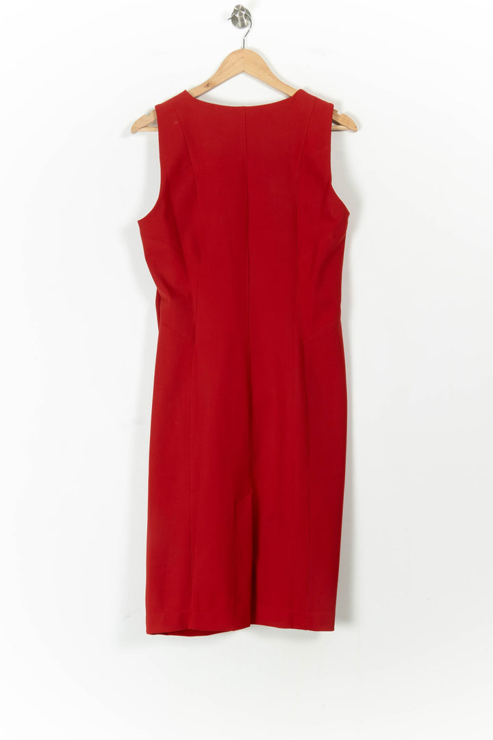 Robe Sans Manches Rouge - Taille XXL/44 de la marque Indies | PARAD105911 - Vendu par Paradigme - Image 4