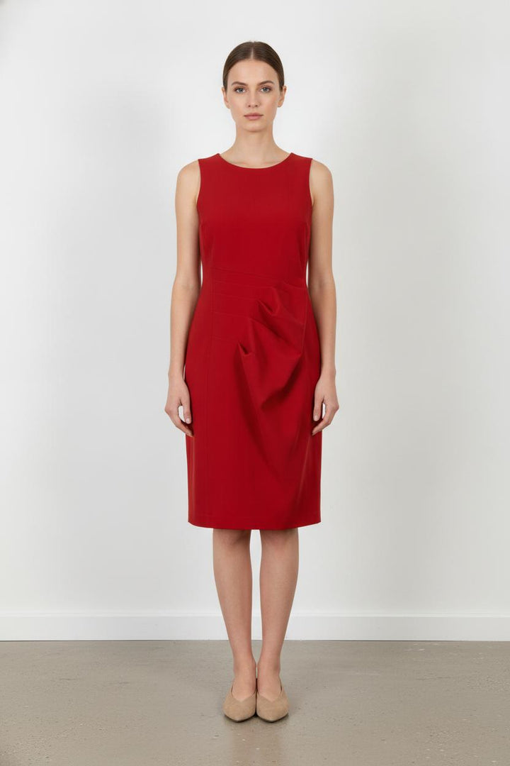 Robe Sans Manches Rouge - Taille XXL/44 de la marque Indies | PARAD105911 - Vendu par Paradigme - Image 1