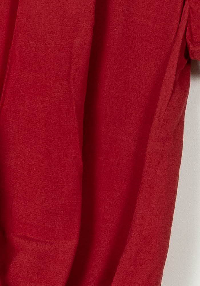 Blouse Rouge - Taille S/36 de la marque Comptoir des Cotonniers | PARAD105913 - Vendu par Paradigme - Image 3