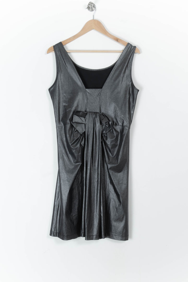 Robe Sans Manches Grise - Taille XXL/44 de la marque Indies | PARAD105914 - Vendu par Paradigme - Image 4