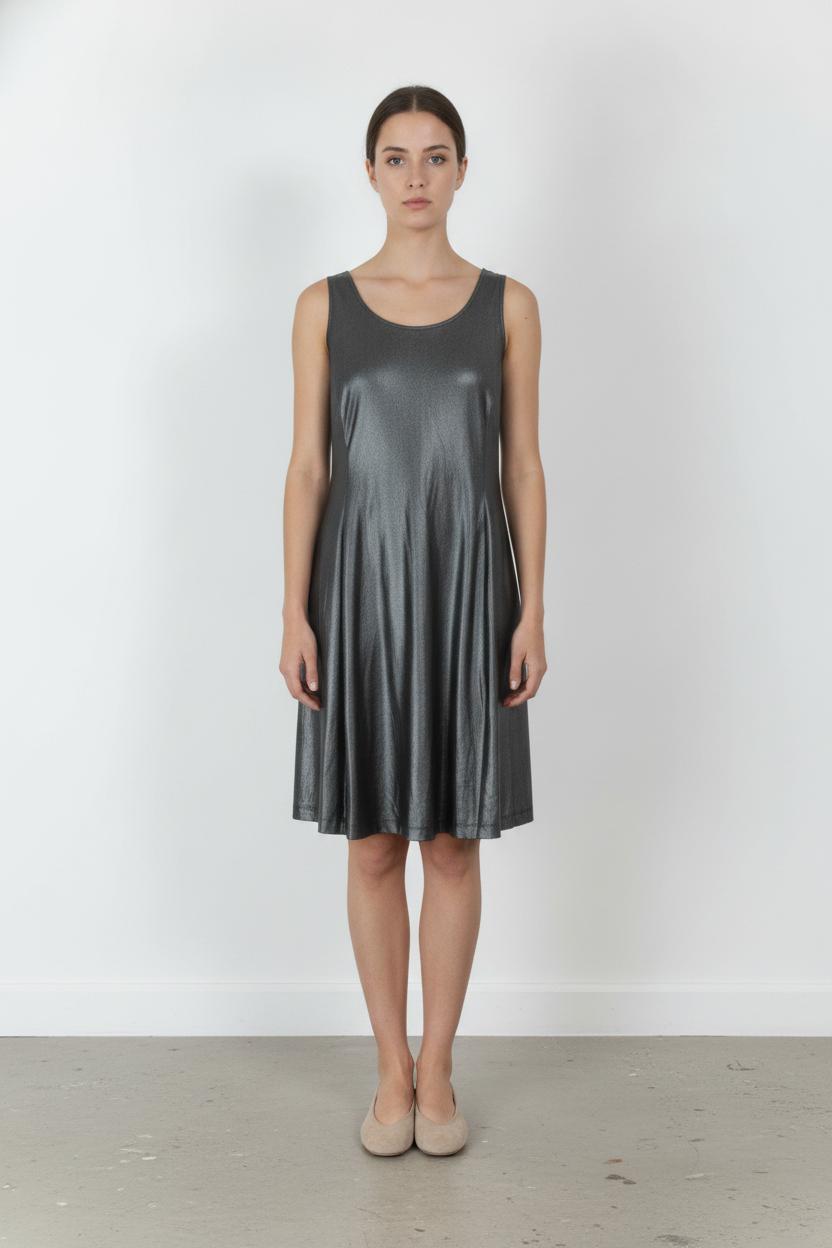 Robe Sans Manches Grise - Taille XXL/44 de la marque Indies | PARAD105914 - Vendu par Paradigme - Image 1