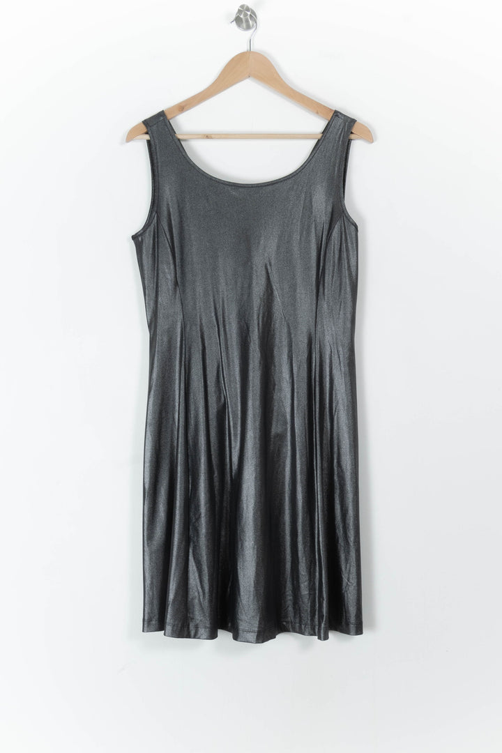 Robe Sans Manches Grise - Taille XXL/44 de la marque Indies | PARAD105914 - Vendu par Paradigme - Image 2