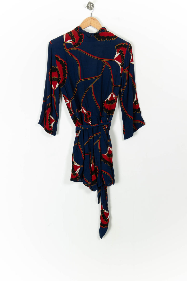 Combishort Bleu et Rouge - Taille M/38 de la marque ba&sh | PARAD105917 - Vendu par Paradigme - Image 4