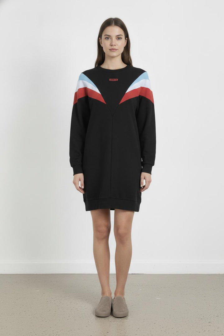 Robe Sweat Noir Rouge Blanc Bleu - Taille M/38 de la marque Levi's | PARAD105918 - Vendu par Paradigme - Image 1