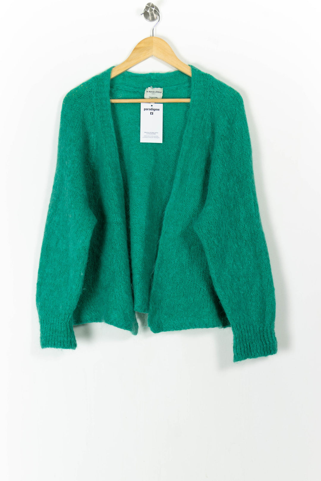 Cardigan Vert - Taille M/38 de la marque La Petite Etoile | PARAD105919 - Vendu par Paradigme - Image 2