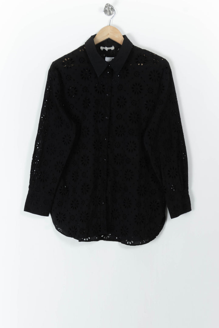 Chemise Brodée Noire - Taille L/40 de la marque Grace & Mila | PARAD105925 - Vendu par Paradigme - Image 2