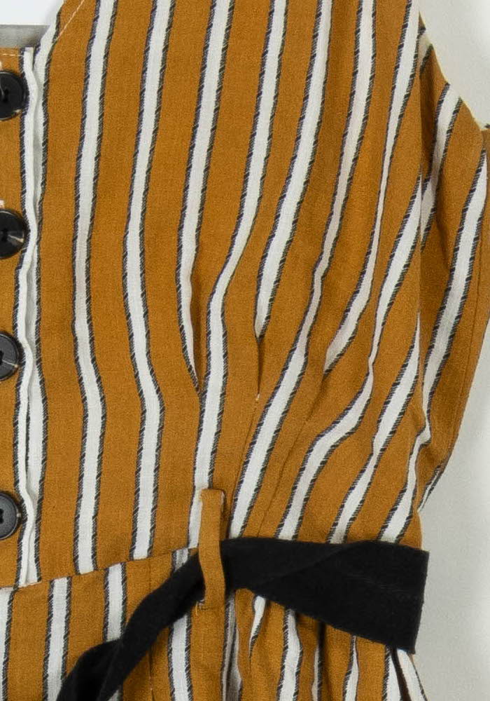Combishort Marron et Blanc - Taille S/36 de la marque FRNCH | PARAD105928 - Vendu par Paradigme - Image 3