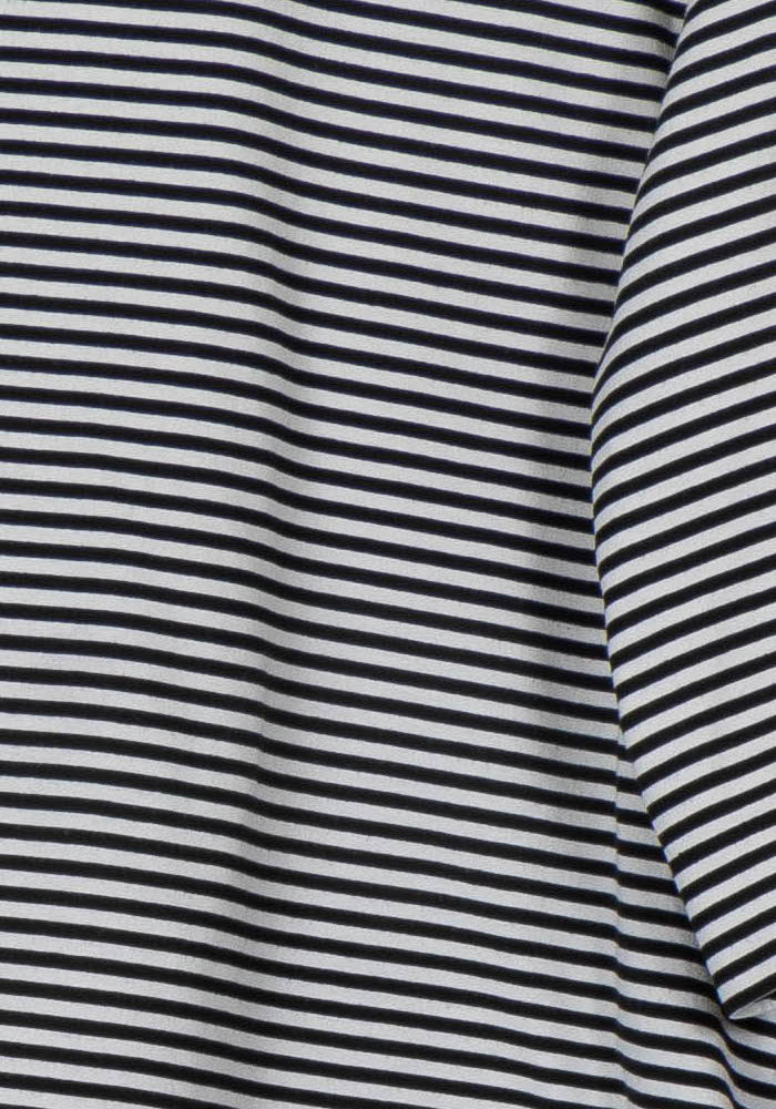 Tee-shirt Rayé Noir et Blanc - Taille M/38 de la marque Marina Rinaldi | PARAD105936 - Vendu par Paradigme - Image 3