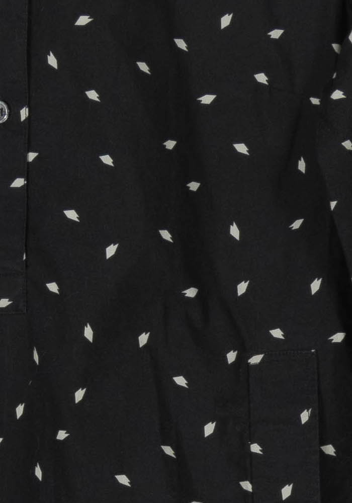 Robe Chemise Noire et Blanche - Taille XS/34 de la marque A.P.C. | PARAD105941 - Vendu par Paradigme - Image 3