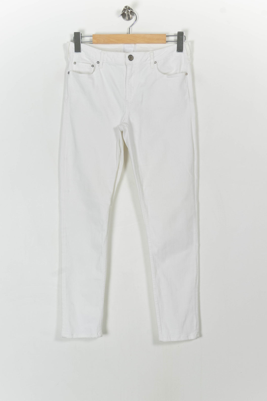 Jean Skinny Blanc - Taille XS/34 de la marque Acne Studios | PARAD105942 - Vendu par Paradigme - Image 2