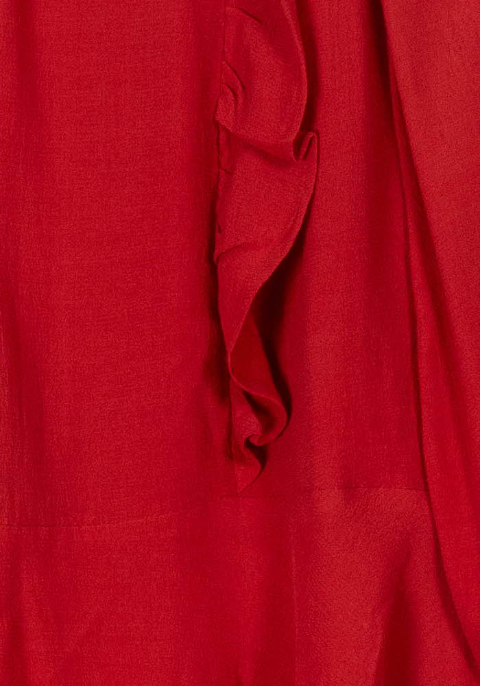 Blouse Rouge - Taille M/38 de la marque Paul & Joe Sister | PARAD105943 - Vendu par Paradigme - Image 3